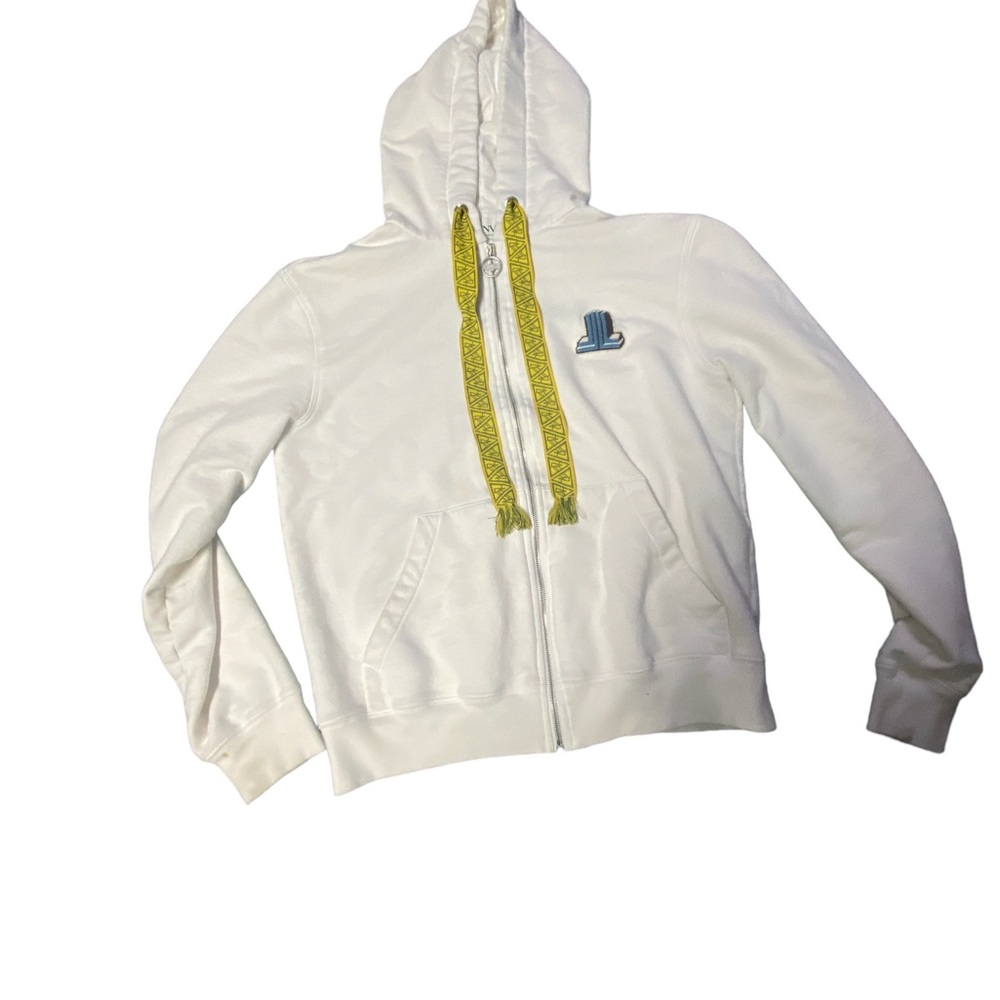 Lanvin 3D JL Embroidered Drawstring Hoodie